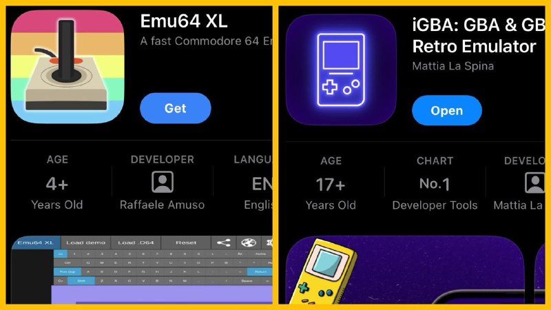 App Store规则更改后，复古游戏模拟器登陆iPhone苹果公司最近修改了其App Store审核指南中的4.7条规则，允许游戏模拟器应用在iPhone和iPad上运行
