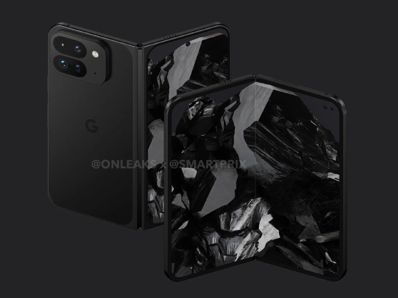 谷歌 Pixel Fold 2 的最新渲染图曝光更大的屏幕和更窄的设计
