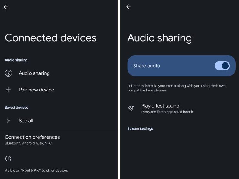 Android 15将带来音频共享功能谷歌今日发布了 Android 15 Developer Preview 2，根据外媒 9To5Google 发现的信息，该版本系统还带来了音频共享功能，描述为“让其他人使用他们自己的兼容耳机与您一起收听您的媒体”